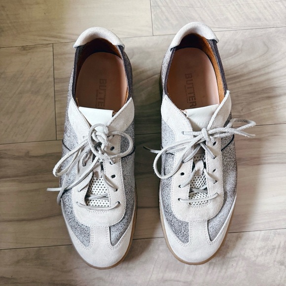 Buttero - Crespo Brick Red Suede Low Top Sneakers - Picture 4 of 6